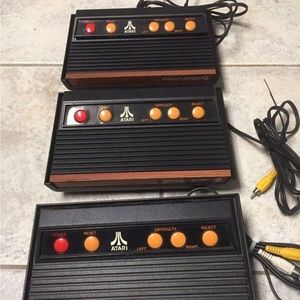 3 x ATARI Flashback 2 Consoles with BUILT IN GAMES Console Only Wholesale Lot